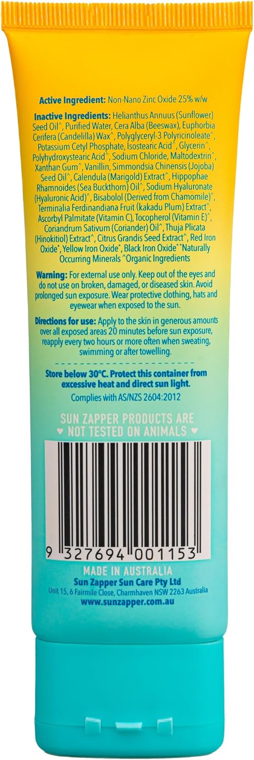 Pure Zinc Sunscreen Cream 100g SPF 50